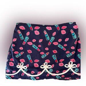 Lilly Pulitzer Gimme Kiss Skort Girls Medium (6-7)